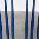 Set of 3 beautiful vintage 1960s blue wooden dining chairs/spindle chairs