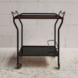 Rolling trolley, vintage occasional furniture from the 1950s