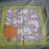 Nappe Bassetti et ses 12 serviettes de table années 70