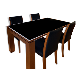 Dining room table with 4 chairs