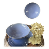 Set of 2 Montgolfier Blue Stoneware Deep Plates