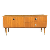 Enfilade meuble tv vintage en teck massif années 70