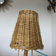 Rattan lamp 1950 1960