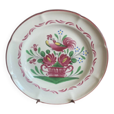 Assiette oiseau St Clément