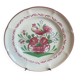 Assiette oiseau St Clément