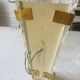 Arlus pair of Murano glass and brass wall lights