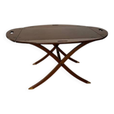 Table basse ovale vintage bateau
