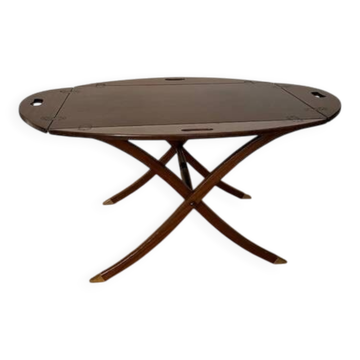 Vintage boat oval coffee table