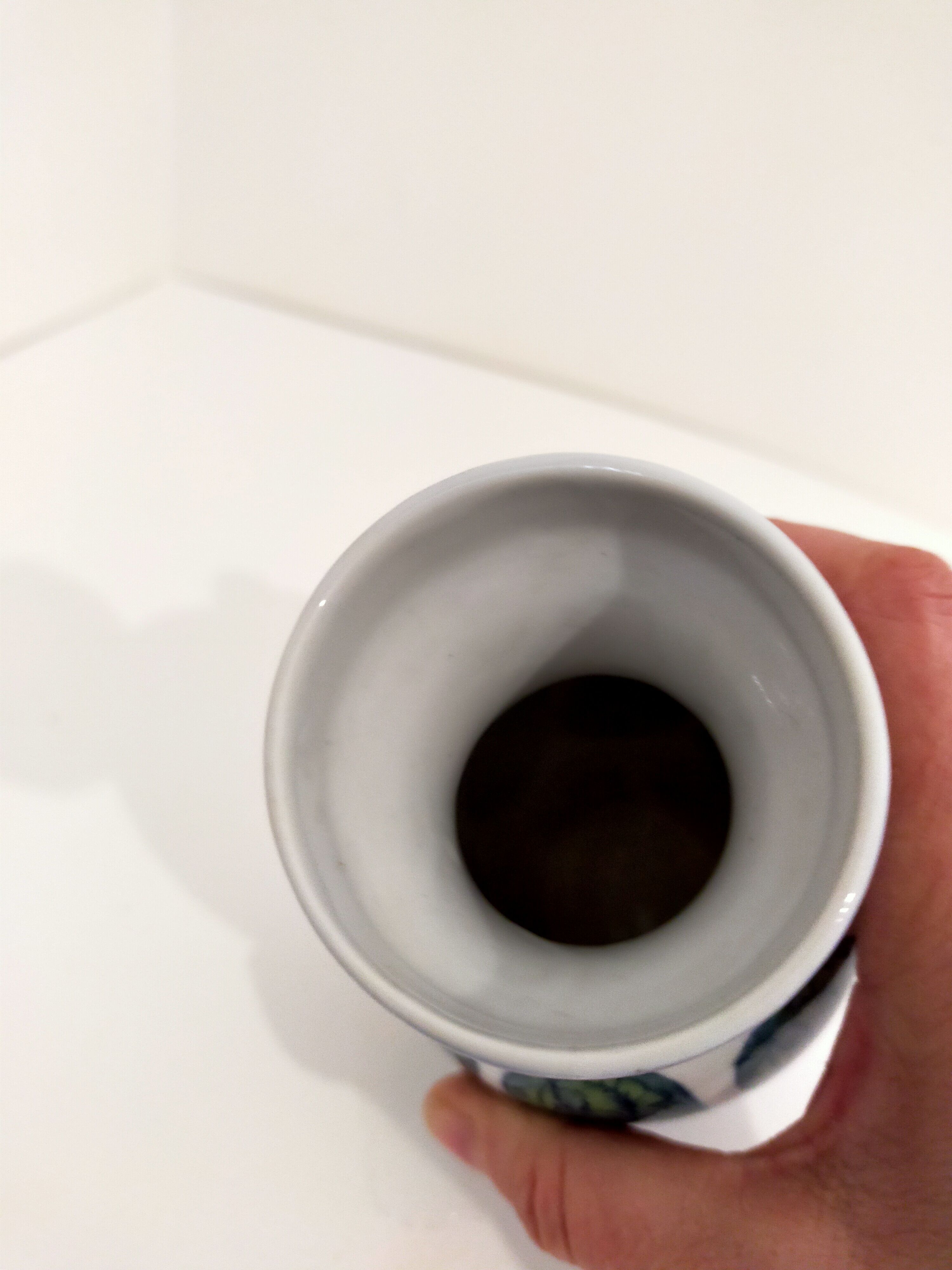 Chinese style porcelain vase