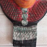 Colorful wooden tribal mask