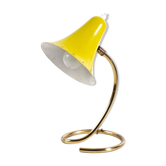 Yellow vintage casserole lamp