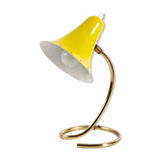 Lampe cocotte vintage jaune