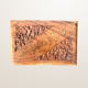 Boîte vide-poche népalaise en bois sculpté