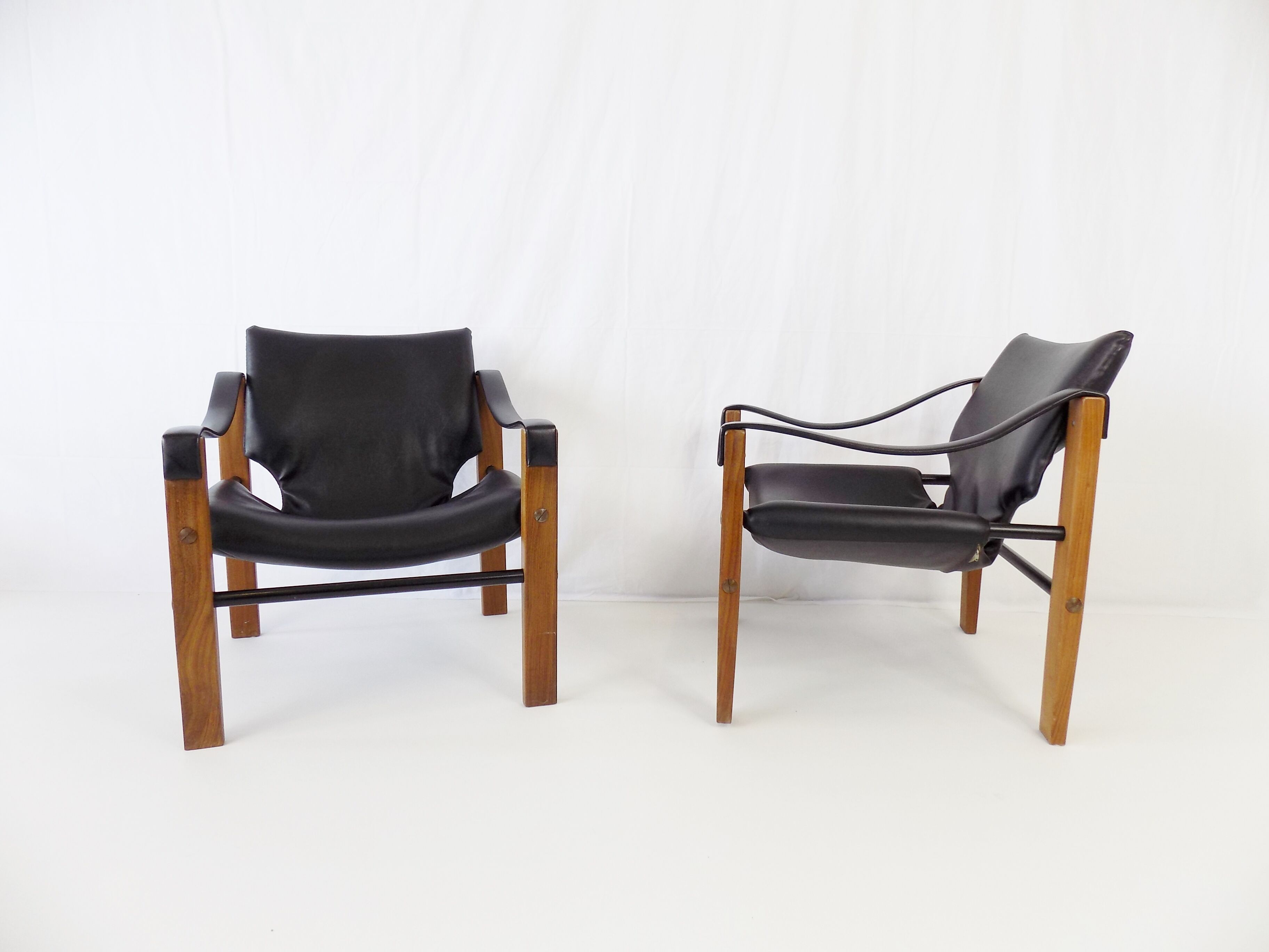 Arkana Set of 2 Safari Chairs by Maurice Burke