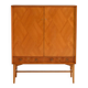 Elm and root veneer cabinet by AB Seffle Möbelfabrik, 1950s