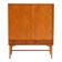 Elm and root veneer cabinet by AB Seffle Möbelfabrik, 1950s