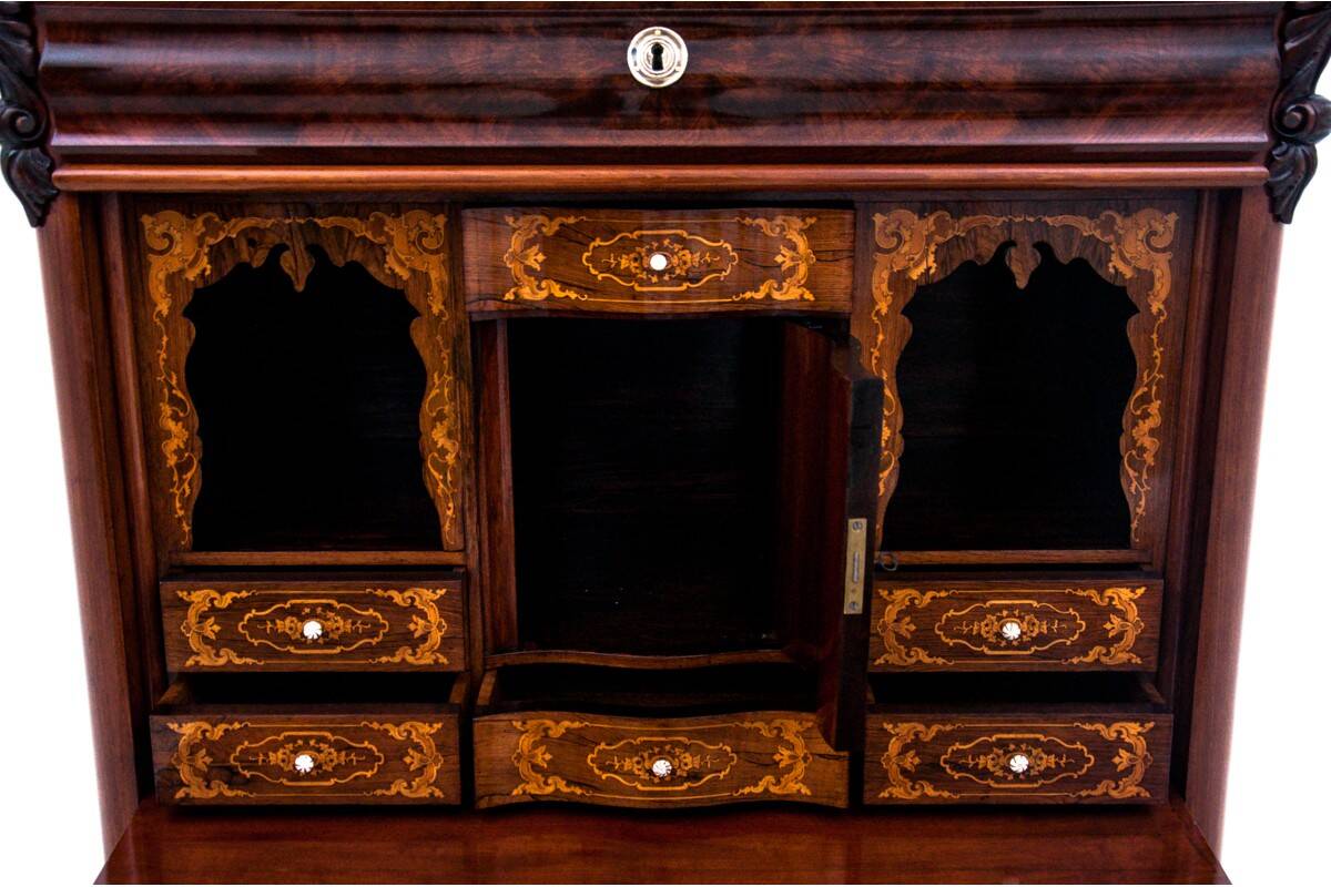 Ancient secretary, Northern Europe, circa 1850.