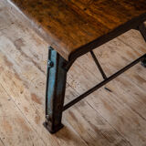 Industrial Bamford table workbench top