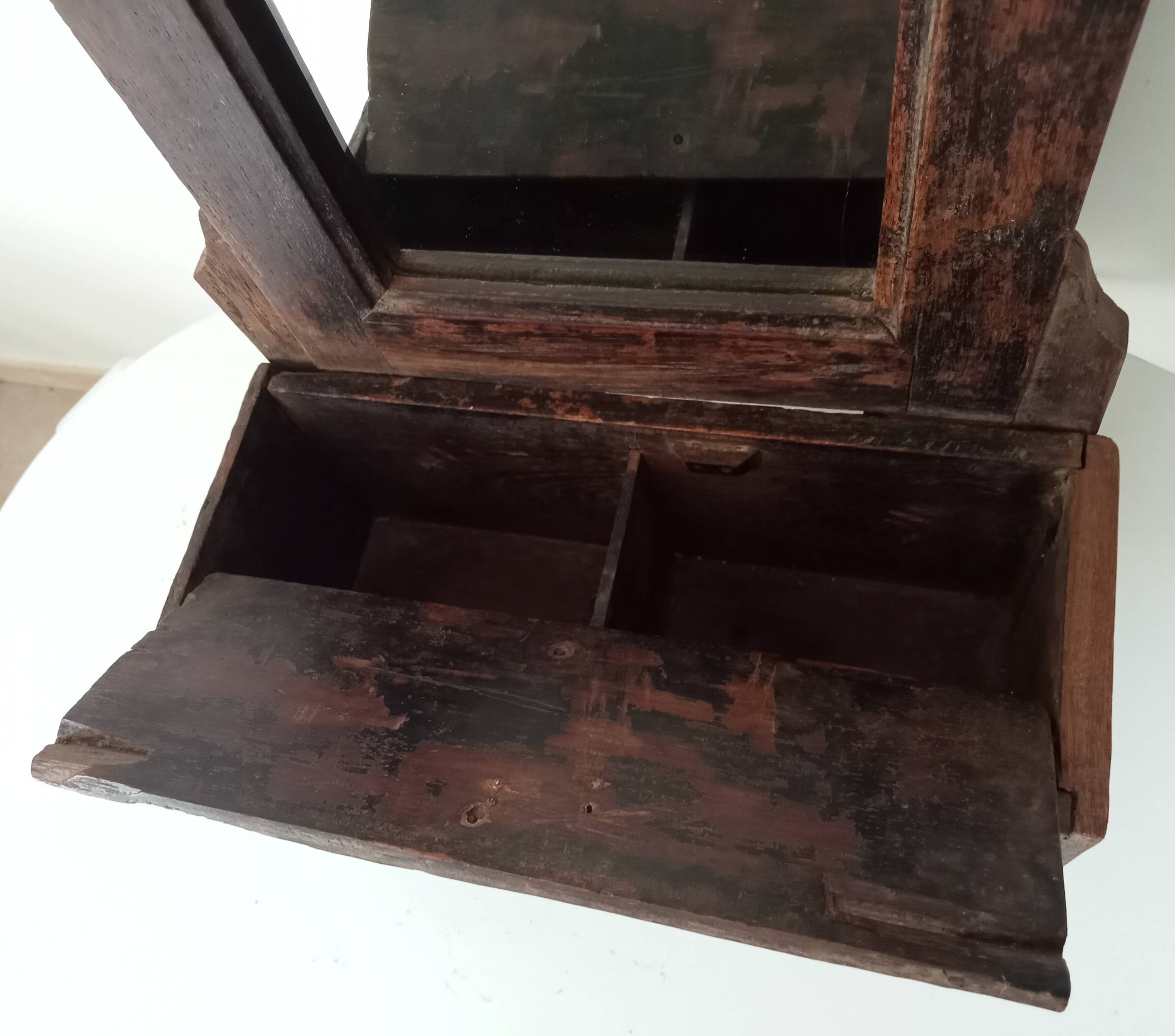 Antique Hindu barber's mirror