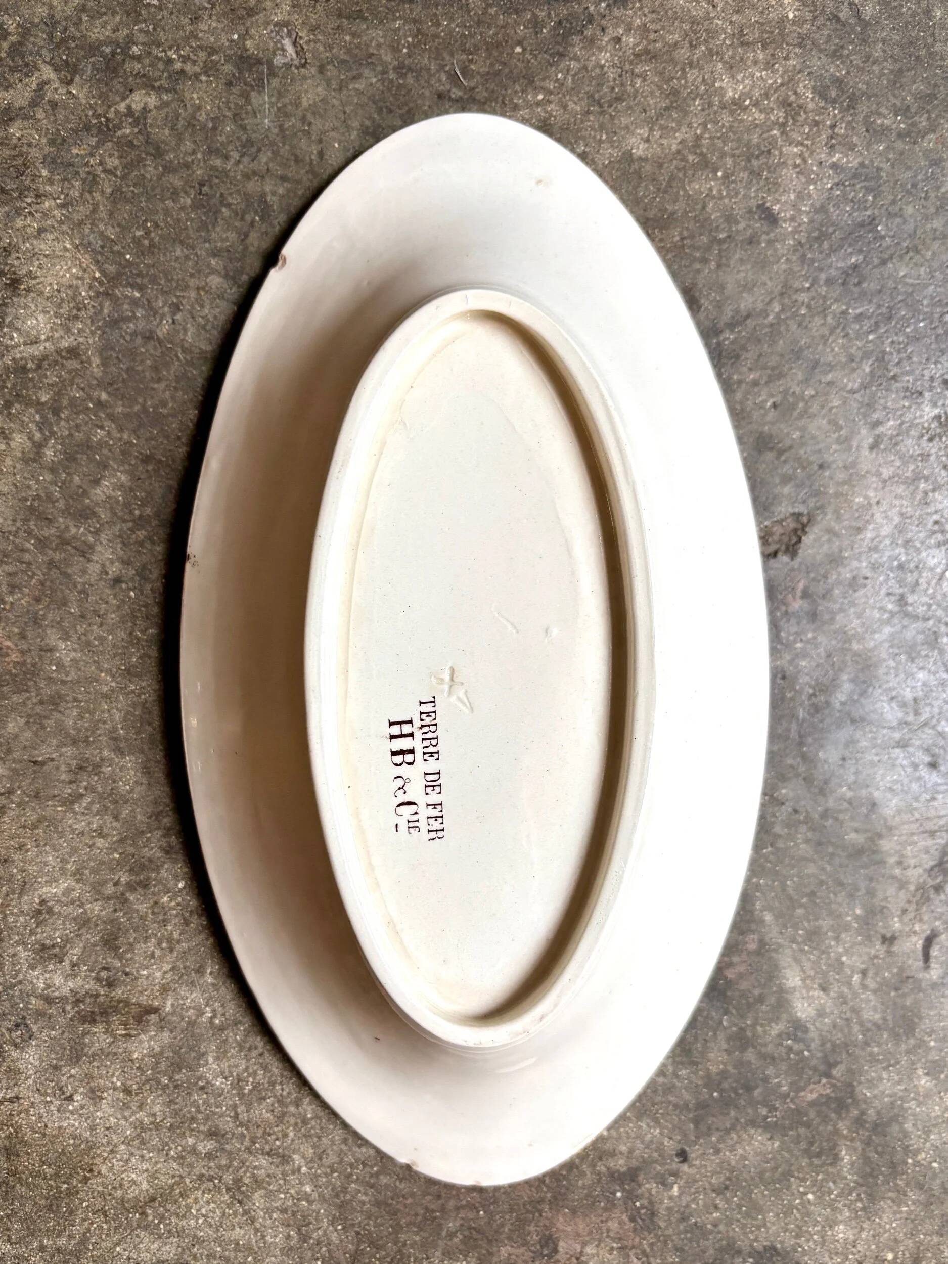 HB & Cie brown ironstone dish no. 3