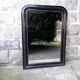 Miroir Louis Philippe noir 130 cm × 93 cm