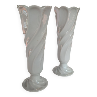 Limoges whirlwind vases