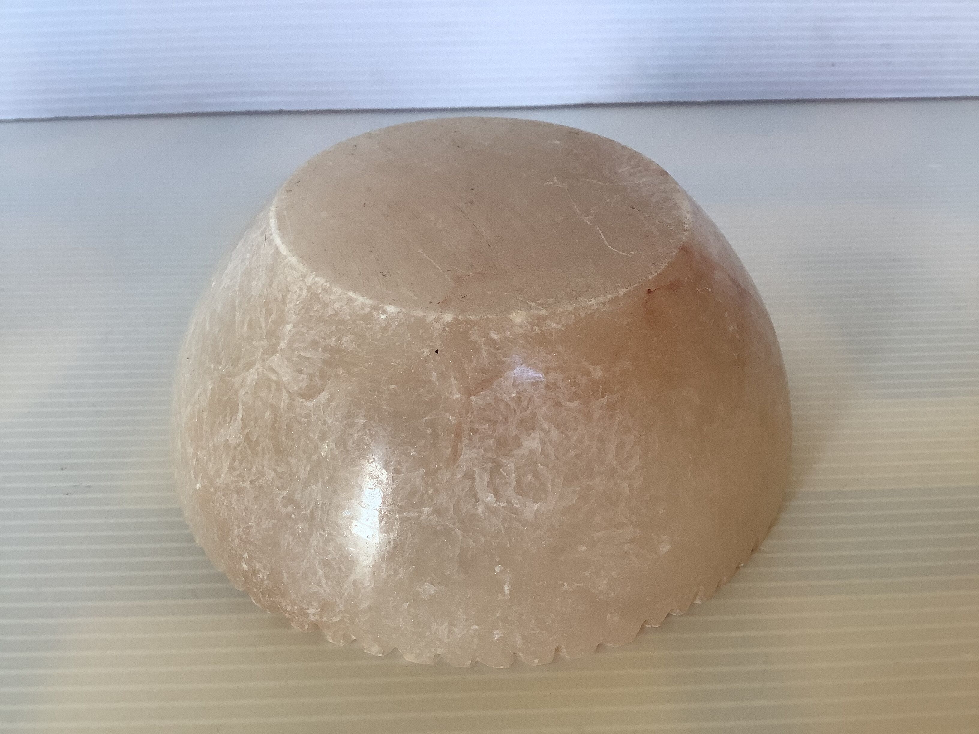 Alabaster box serrated edge