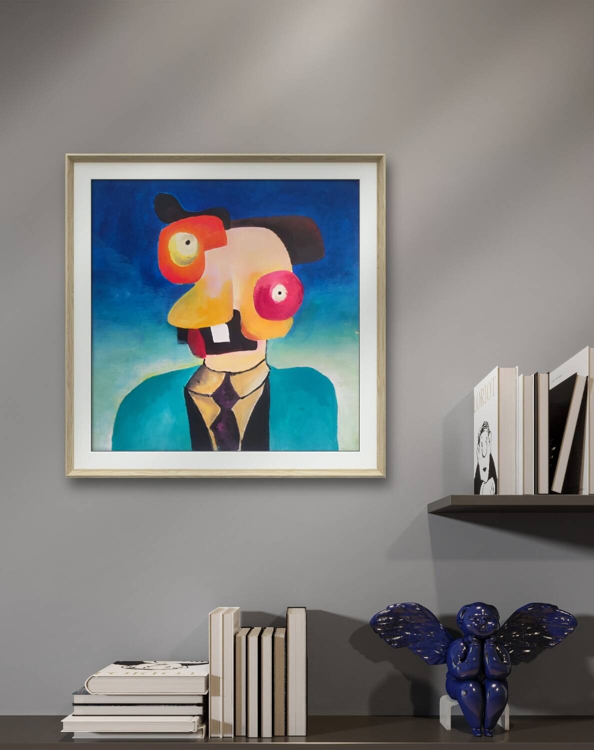 Abstract monster painting