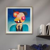 Abstract monster painting