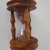 Vintage olive wood hourglass