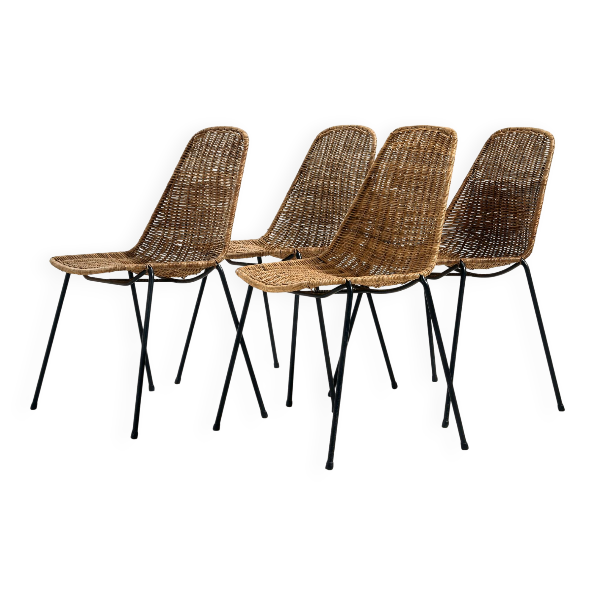 Chaise panier par Gian Franco Legler