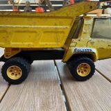 Ancien jouet en tôle camion benne basculante joustra goliath collector autophile