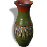 Original vintage 1970s folk vase.