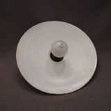 Old suspension in green enamelled sheet metal