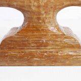 Anthroposophical oak candle holder 1950