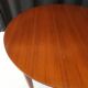 Vintage round extendable table