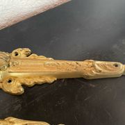 Paire d’appliques murales en bronze XIX