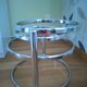 Table basse ronde années 70