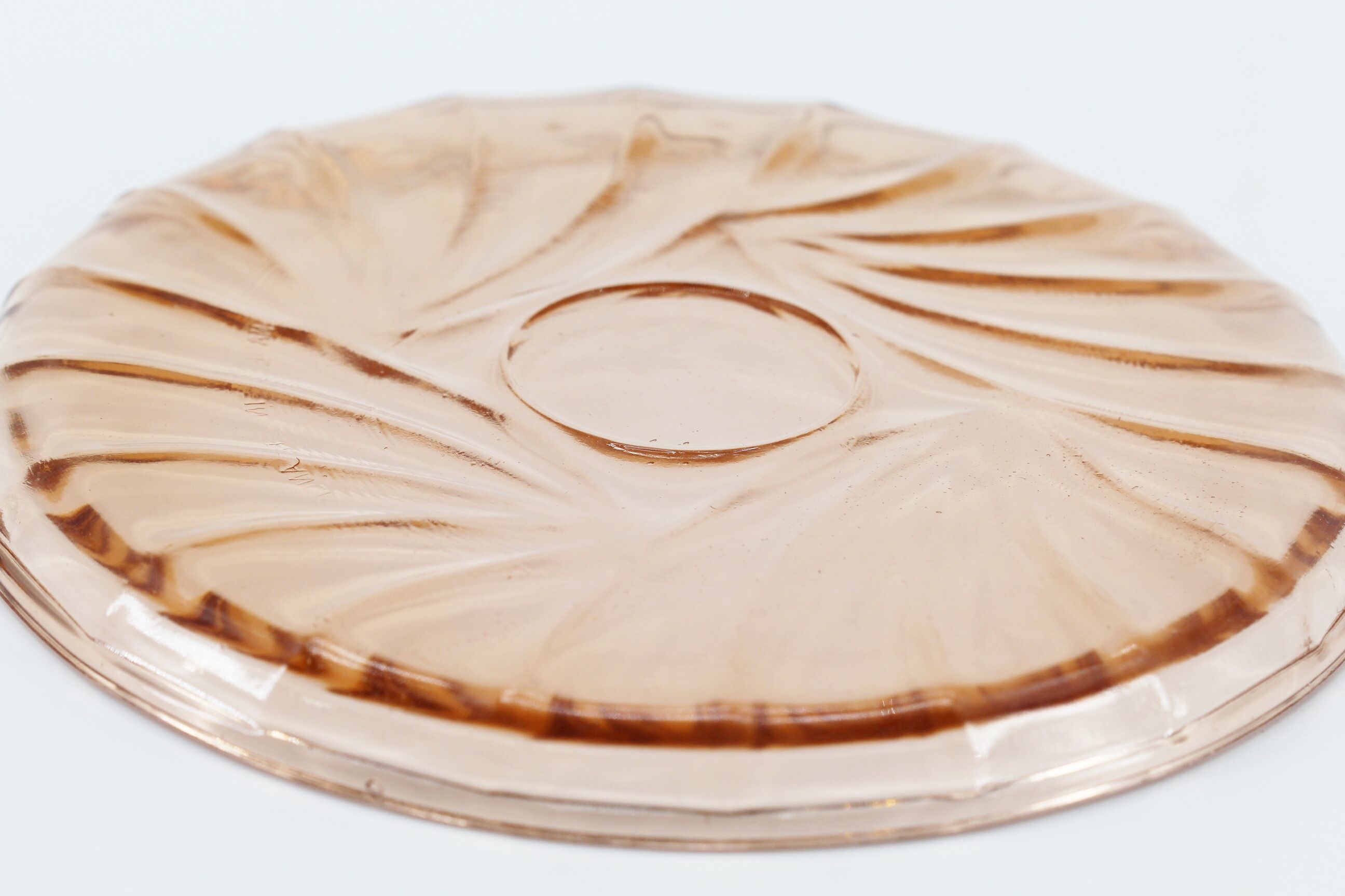 Old glass cheese bell