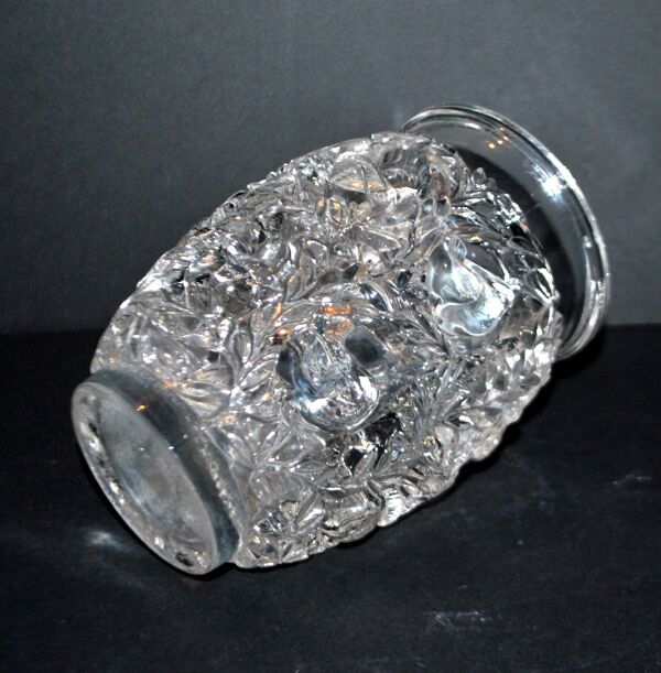 R. Lalique vase art déco Bagatelle oiseau moineau non signé 1939