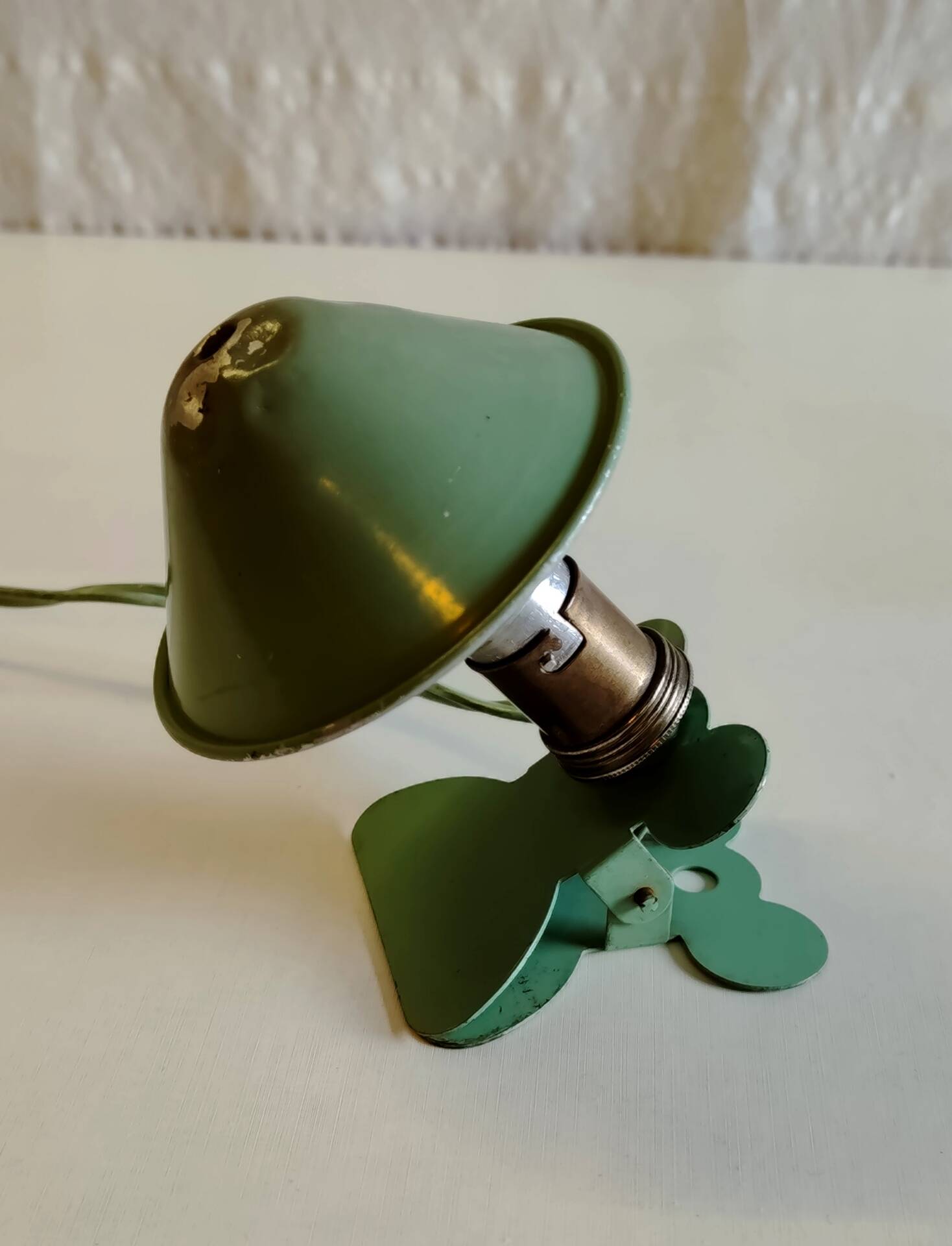 Mushroom clip lamp - 1950s/60s
