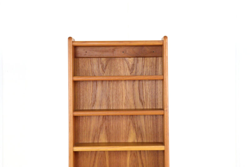 Compact open teak cabinet - danish design