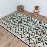 Vintage Berber abstract rug 375 X 132 CM
