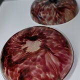 Coloured crystal bonbonnière Art Verrier Saint Louis