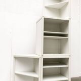 Postmodern profile systems Cabinets and shelves by Elmar Flötotto for Flötotto, Germany, 1980s, set of 5