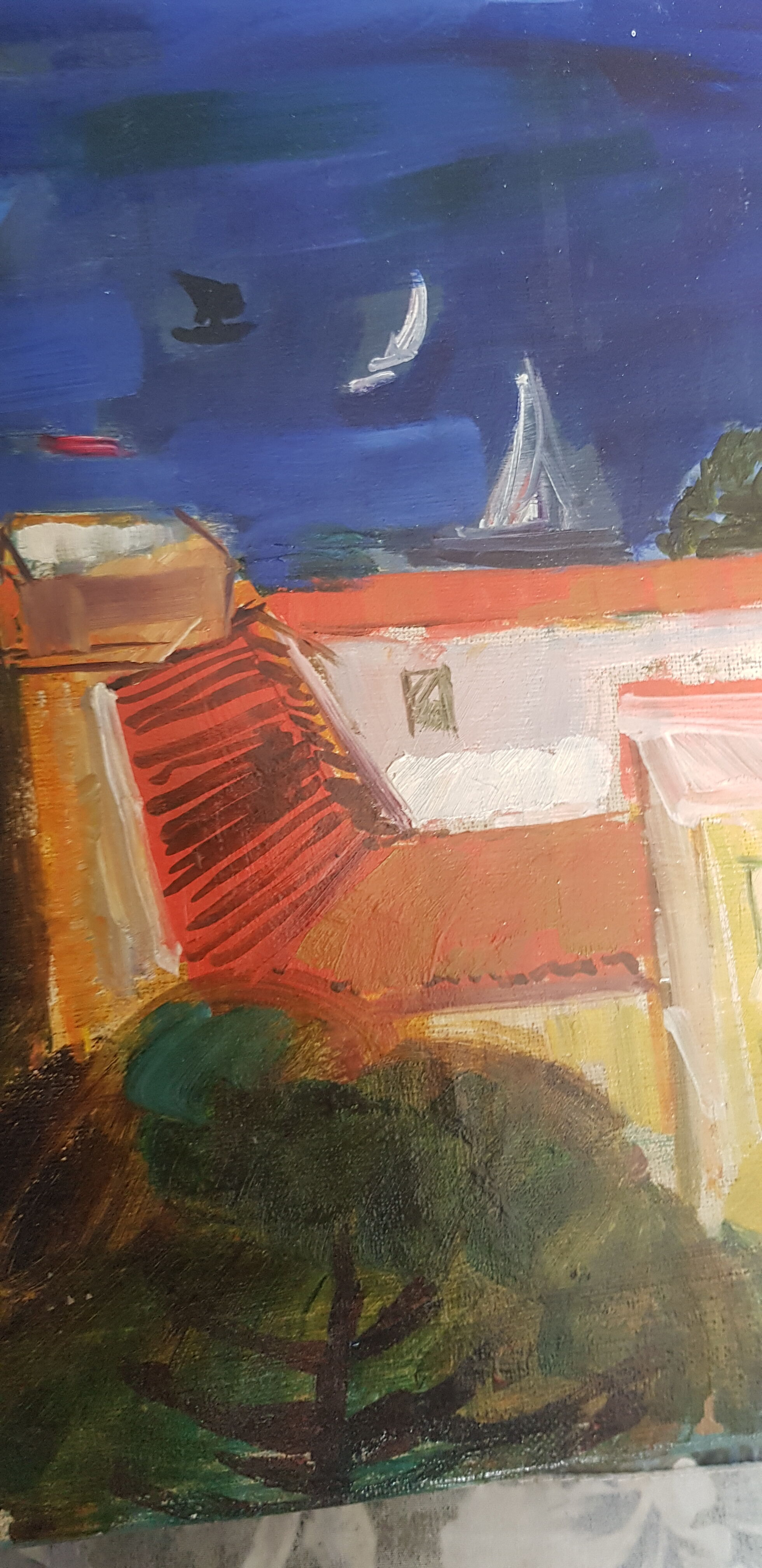 Paul Guiramand oil on canvas