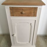 Old wooden bedside