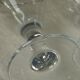 Verres a pied trompeur en verre epais bistrot