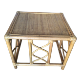 Rattan coffee table
