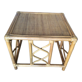 Rattan coffee table